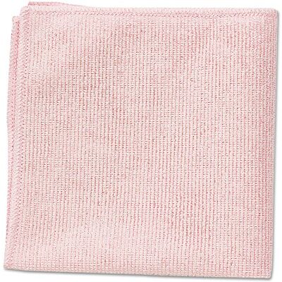 Rubbermaid Commercial Products Microfibre Light Cleaning Cloth For Bathroom & Kitchen Surfaces 24 Pack, 40 x 40 cm, Pink Rubbermaid Commercial Products Microfibre Light Cleaning Cloth For Bathroom & Kitchen Surfaces 24 Pack, 40 x 40 cm, Pink