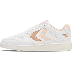 hummel St. Power Women's Laces Trainers, White Soft Pink Mahogany Rose, 6 UK hummel St. Power Women's Laces Trainers, White Soft Pink Mahogany Rose, 6 UK