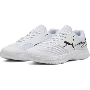 Puma Unisex Varion II Handball Shoes, White- Black, 3 UK Puma Unisex Varion II Handball Shoes, White- Black, 3 UK