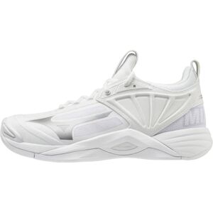 Mizuno Women's Wave Momentum 2 Volleyball Shoe, White/Silver, 12 Mizuno Women's Wave Momentum 2 Volleyball Shoe, White/Silver, 12
