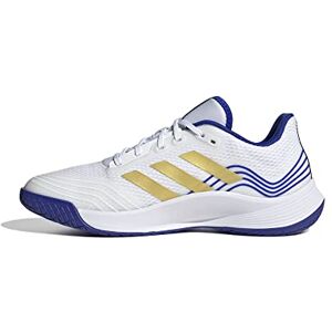 adidas Men's Novaflight Volleyball Shoes, Cloud White/Matte Gold/Lucid Blue, 5.5 UK adidas Men's Novaflight Volleyball Shoes, Cloud White/Matte Gold/Lucid Blue, 5.5 UK