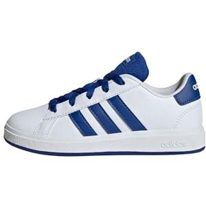 adidas Unisex Kids Grand Court Lifestyle Tennis Lace-Up Shoes, Cloud White/Royal Blue/Core Black, 4.5 UK adidas Unisex Kids Grand Court Lifestyle Tennis Lace-Up Shoes, Cloud White/Royal Blue/Core Black, 4.5 UK