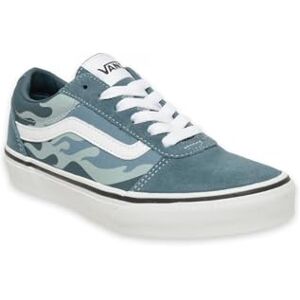 Vans Unisex Kids Ward Slip-on Sneaker, Tonal Flames Blue White, 2.5 UK Child Vans Unisex Kids Ward Slip-on Sneaker, Tonal Flames Blue White, 2.5 UK Child