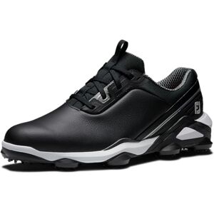 FootJoy - Tour Alpha 2.0 - Black/White/Silver - Leather - Golf Shoes FootJoy - Tour Alpha 2.0 - Black/White/Silver - Leather - Golf Shoes