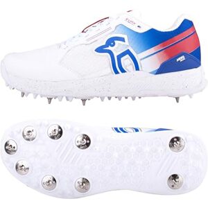 Kookaburra KC 1.0 Spike Cricket Shoe White/Blue/Red 10 Kookaburra KC 1.0 Spike Cricket Shoe White/Blue/Red 10