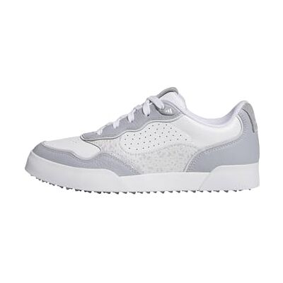 adidas Women's RETROCROSS 25 Spikeless Golf Shoes, FTWR White/Halo Silver/Dash Grey, 5 UK adidas Women's RETROCROSS 25 Spikeless Golf Shoes, FTWR White/Halo Silver/Dash Grey, 5 UK