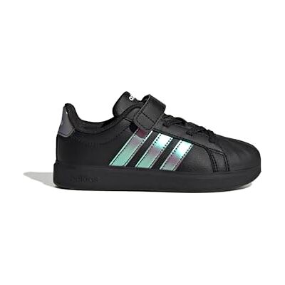 adidas Streettalk Kids Trainers Black/Irides 12 UK Child adidas Streettalk Kids Trainers Black/Irides 12 UK Child