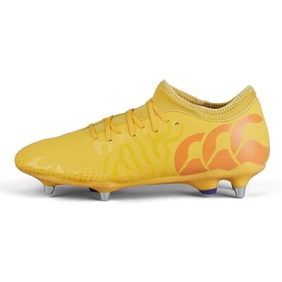 Canterbury Adult Unisex Speed Infinite Team Soft Ground Rugby Boots Lightweight Design Breathable Grip Texture Soft Ground Rugby Boots, Ambyel/Oracrush/Mars Red, 9 Canterbury Adult Unisex Speed Infinite Team Soft Ground Rugby Boots Lightweight Design Breathable Grip Texture Soft Ground Rugby Boots, Ambyel/Oracrush/Mars Red, 9