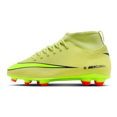 Nike Jr Superfly 10 Club Fg/Mg Football Shoe, Limelight/Volt/Hyper Crimson, 1.5 UK Child Nike Jr Superfly 10 Club Fg/Mg Football Shoe, Limelight/Volt/Hyper Crimson, 1.5 UK Child