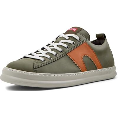 Camper Runner Four Natural Olive Green Orange Sneakers Camper Runner Four Natural Olive Green Orange Sneakers