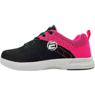 ELITE Women's Comfort Bowling Shoes Universal Slide Soles, Ultra Light-Weight Mesh Athletic Style for Bowlers, Black/Pink, 7 UK ELITE Women's Comfort Bowling Shoes Universal Slide Soles, Ultra Light-Weight Mesh Athletic Style for Bowlers, Black/Pink, 7 UK