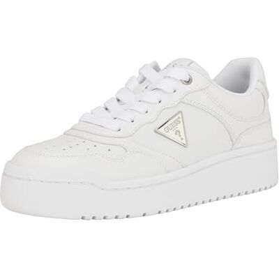 GUESS MIRAM Sneaker - White - 140 - Women's Shoe GUESS MIRAM Sneaker - White - 140 - Women's Shoe