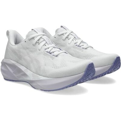 ASICS Womens Novablast 5 Sneaker, White Lilac Hint, 6 UK ASICS Womens Novablast 5 Sneaker, White Lilac Hint, 6 UK