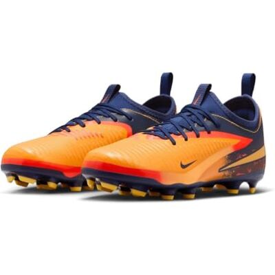 Nike Boy's Jr Phantom 6 Low Acad Fg/Mg Eh Football Shoes, Laser Orange/Lemon Venom/Blue, 5.5 Nike Boy's Jr Phantom 6 Low Acad Fg/Mg Eh Football Shoes, Laser Orange/Lemon Venom/Blue, 5.5