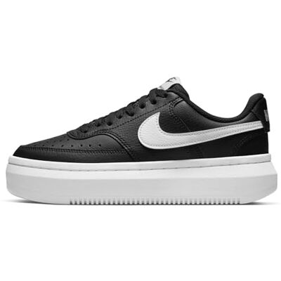 Nike Women's Court Vision Alta Leather Basketball Shoe, Nero Bianco, 7 UK Nike Women's Court Vision Alta Leather Basketball Shoe, Nero Bianco, 7 UK
