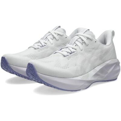 ASICS Womens Novablast 5 Sneaker, White Lilac Hint, 7 UK ASICS Womens Novablast 5 Sneaker, White Lilac Hint, 7 UK