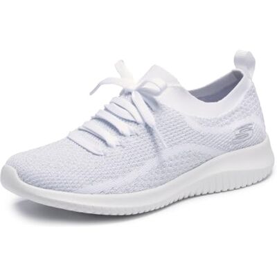 Skechers Ultra Flex Salutations White/Silver - Sneaker Skechers Ultra Flex Salutations White/Silver - Sneaker