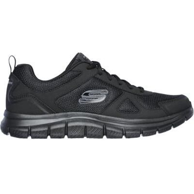 Skechers Men's Track Scloric Trainer, Black, 7.5 UK Wide Skechers Men's Track Scloric Trainer, Black, 7.5 UK Wide