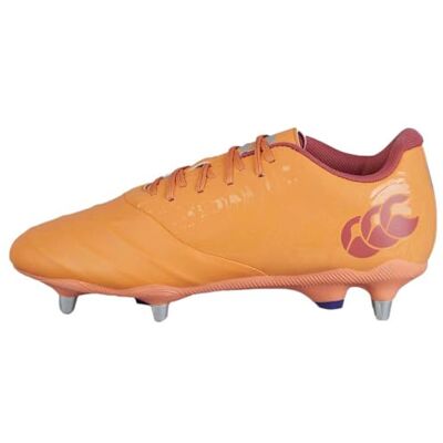 Canterbury Adult Unisex Phoenix Genesis Team Soft Ground Rugby Boots Lightweight Durable Soft Ground Rugby Boots, Org Crush/Amber Ylw/Mars Dust, 4 Canterbury Adult Unisex Phoenix Genesis Team Soft Ground Rugby Boots Lightweight Durable Soft Ground Rugby Boots, Org Crush/Amber Ylw/Mars Dust, 4