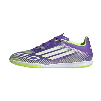 adidas Unisex F50 Club Indoor Football Boots, Purple Rush/FTWR White/Lucid Lemon, 12 UK adidas Unisex F50 Club Indoor Football Boots, Purple Rush/FTWR White/Lucid Lemon, 12 UK