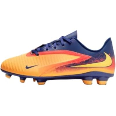 Nike Boys Jr Phantom 6 Low Club Fg/Mg Eh Football Shoe, Laser Orange Lemon Venom Blue, 2.5 UK Nike Boys Jr Phantom 6 Low Club Fg/Mg Eh Football Shoe, Laser Orange Lemon Venom Blue, 2.5 UK