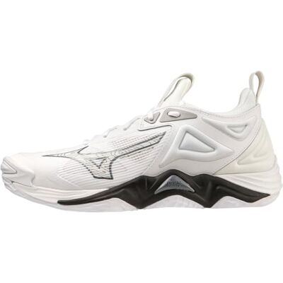 Mizuno Women's Wave Momentum 3 Volleyball Shoe, White/Black, 5.5 UK Mizuno Women's Wave Momentum 3 Volleyball Shoe, White/Black, 5.5 UK