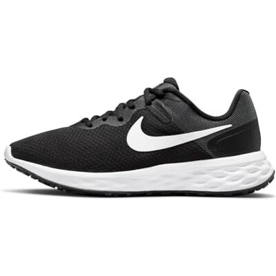 Nike Women's W Revolution 6 Nn Running Shoe, Black White Dk Smoke Grey Cool Grey, 5 UK Nike Women's W Revolution 6 Nn Running Shoe, Black White Dk Smoke Grey Cool Grey, 5 UK