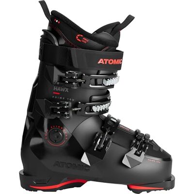 ATOMIC Unisex Adult Hawx Prime 100 Alpine Boots, Black/Red, 45/46 ATOMIC Unisex Adult Hawx Prime 100 Alpine Boots, Black/Red, 45/46