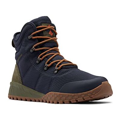 Columbia FAIRBANKS WATERPROOF OMNI-HEAT Waterproof Men's Snow Boots, Blue (Abyss x Dark Adobe), 9.5 UK Columbia FAIRBANKS WATERPROOF OMNI-HEAT Waterproof Men's Snow Boots, Blue (Abyss x Dark Adobe), 9.5 UK