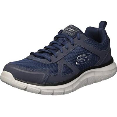 Skechers Men's Track Scloric Trainer, Navy, 5.5 UK Wide Skechers Men's Track Scloric Trainer, Navy, 5.5 UK Wide