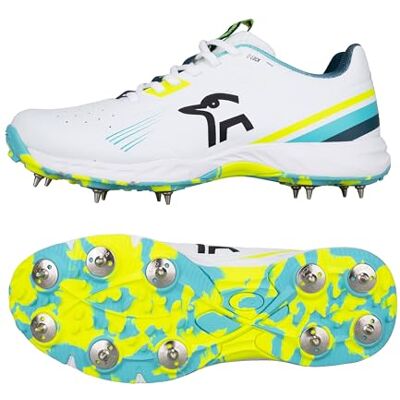 Kookaburra KC 3.0 Spike Cricket Shoe Aqua/Yellow Kookaburra KC 3.0 Spike Cricket Shoe Aqua/Yellow