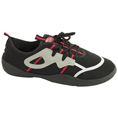 Aqua Speed ® Aqua Shoes 19 A/B (40-45 Men Tractioned Surfing Diving Swimming Pool Bath Kayaking), Colour:Black/Red;Size:43 Aqua Speed ® Aqua Shoes 19 A/B (40-45 Men Tractioned Surfing Diving Swimming Pool Bath Kayaking), Colour:Black/Red;Size:43