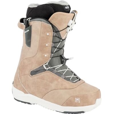NITRO Women's Crown TLS Lightweight Snowboard Boot with Quick Lacing System, All-Round Freestyle Freeride Soft Boot, Terracotta, MP 26.0 // EU 40 // US WMN 8.5 NITRO Women's Crown TLS Lightweight Snowboard Boot with Quick Lacing System, All-Round Freestyle Freeride Soft Boot, Terracotta, MP 26.0 // EU 40 // US WMN 8.5