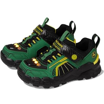Skechers Boy's Adventure Track Rugged-Brights Sneakers, Green Synthetic/Black Textile/Yellow Trim, 3 UK Child Skechers Boy's Adventure Track Rugged-Brights Sneakers, Green Synthetic/Black Textile/Yellow Trim, 3 UK Child
