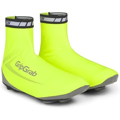 GripGrab Unisex Raceaqua Hi-vis Waterproof Road Shoe Covers, Yellow Hi-Vis, M 6.5-7.5 EU GripGrab Unisex Raceaqua Hi-vis Waterproof Road Shoe Covers, Yellow Hi-Vis, M 6.5-7.5 EU