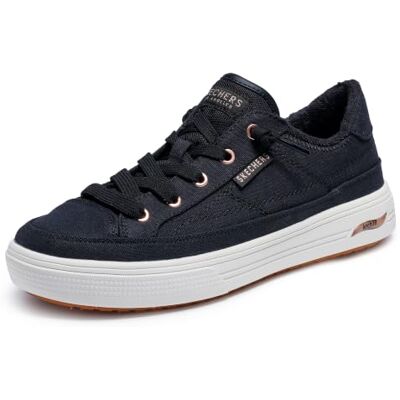 Skechers Arcade Damen Sneakers - Cushioned comfort, Removable insole, Canvas upper Skechers Arcade Damen Sneakers - Cushioned comfort, Removable insole, Canvas upper