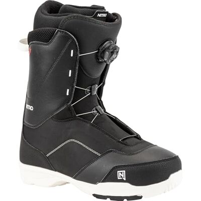 NITRO Men's Tangent Boa Snowboard Boot, Black, MP 25.5 // EU 39 1/3 // US 7.5 NITRO Men's Tangent Boa Snowboard Boot, Black, MP 25.5 // EU 39 1/3 // US 7.5