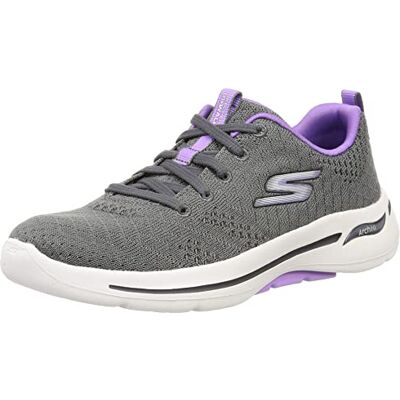 Skechers Women's Go Walk Arch Fit Unify Sneaker, Grey, Gray*5.5 UK Skechers Women's Go Walk Arch Fit Unify Sneaker, Grey, Gray*5.5 UK