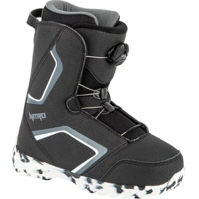 NITRO Unisex Adult Droid QLS ´22 Snowboard Boot, BLK-WHT-Charcoal, 185 NITRO Unisex Adult Droid QLS ´22 Snowboard Boot, BLK-WHT-Charcoal, 185