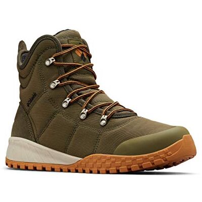 Columbia FAIRBANKS WATERPROOF OMNI-HEAT Waterproof Men's Snow Boots, Green (Nori x Canyon Gold), 7.5 UK Columbia FAIRBANKS WATERPROOF OMNI-HEAT Waterproof Men's Snow Boots, Green (Nori x Canyon Gold), 7.5 UK