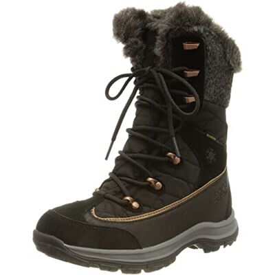Jack Wolfskin 4041421 Women’s Snow Boot, Black/Dark Grey, 3 UK Jack Wolfskin 4041421 Women’s Snow Boot, Black/Dark Grey, 3 UK