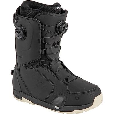 NITRO Men's Darkseid BOA All Mountain Freeride Freestyle Highend Premium Quick Lacing System Step On Boot Snowboard Boot, Black, 33.0 NITRO Men's Darkseid BOA All Mountain Freeride Freestyle Highend Premium Quick Lacing System Step On Boot Snowboard Boot, Black, 33.0
