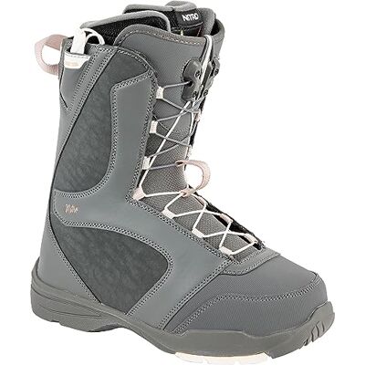 NITRO Women's Flora TLS All Mountain Freestyle Quick Lacing System Cheap Boat Snowboard Boot Charcoal, MP 26.0 // EU 40 // US WMN 8.5 NITRO Women's Flora TLS All Mountain Freestyle Quick Lacing System Cheap Boat Snowboard Boot Charcoal, MP 26.0 // EU 40 // US WMN 8.5