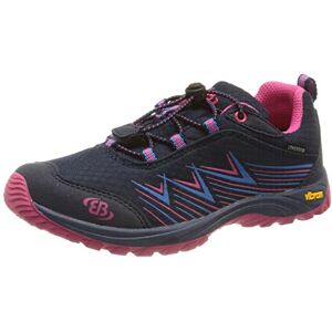 Brütting Chesna Low Cross Country Running Shoe, Marine/Blau/Pink, 12 UK Child