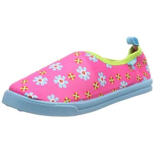 Playshoes Girl's Beach Footwear with UV Protection Flower Water Shoes, Pink 18, 2.5 UK Child