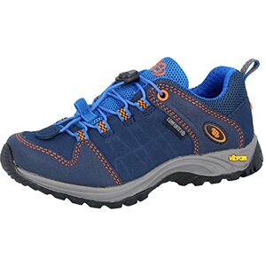 Brütting Boy's Unisex Kids Chardon Cross Country Running Shoe, Navy Orange, 12 UK Child