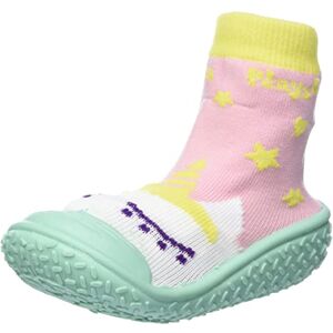 Playshoes Boy's Unisex Kids Aquasocke Water Shoes, Mint Unicorn, 4/4.5 UK Child