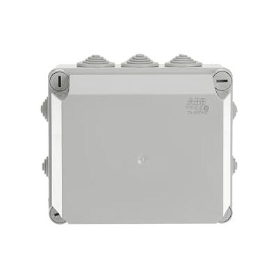 ABB IP55 Junction Box • Waterproof Electric Cable Connector Unit • Cable Glands Included • Adaptable Box • Indoor/Outdoor Box • 160 x 135 x 150mm ABB IP55 Junction Box • Waterproof Electric Cable Connector Unit • Cable Glands Included • Adaptable Box • Indoor/Outdoor Box • 160 x 135 x 150mm