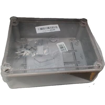 ABB IP65 Junction Box • Fully Dust Sealed Enclosure • Waterproof Electric Cable Connector Unit • Shockproof Adaptable Indoor/Outdoor Box • 220 x 170 x 80mm ABB IP65 Junction Box • Fully Dust Sealed Enclosure • Waterproof Electric Cable Connector Unit • Shockproof Adaptable Indoor/Outdoor Box • 220 x 170 x 80mm