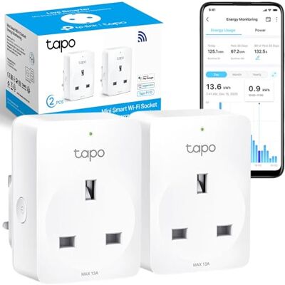 Tapo P110(2-pack) Smart Plug, Energy Monitoring WiFi Plug, Max 13A Tapo P110(2-pack) Smart Plug, Energy Monitoring WiFi Plug, Max 13A